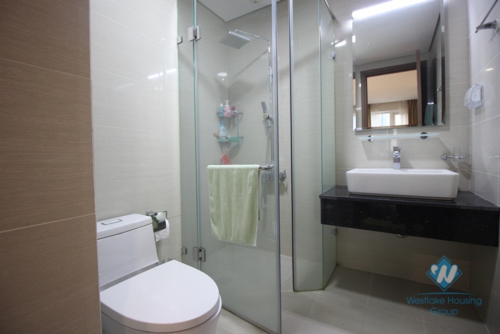 Furnished two bedrooms apartment for rent in Ciputra compound, Tay Ho district, Ha Noi